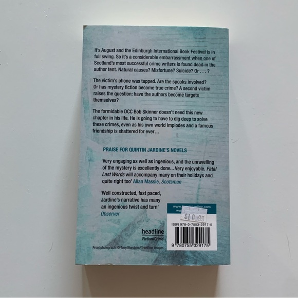 “Fatal Last Words” - a novel by Quintin Jardine - Like New - Picture 2 of 4
